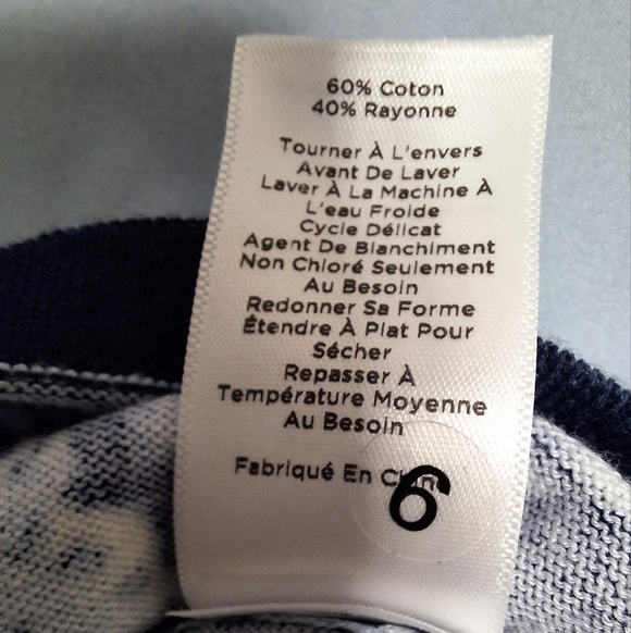 A Talbots ladies 3XL. Bell long sleeve  floral top. NWT. Casual, work, school - Picture 4 of 4